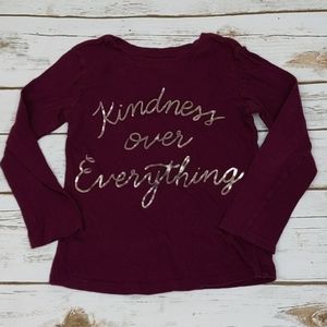 Old Navy "Kindness Over Everything" Shirt 4T